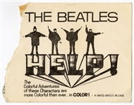 Beatles Original 1965 "HELP!" Movie Ticket