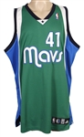 Dirk Nowitzki 2005-06 Game-Used & Signed Dallas Mavericks Alternate Road Jersey (Jason Terry Collection) JSA