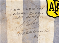 Diego Maradona 1979 Youth World Cup Final Match Worn & Signed Jersey Against Soviet Union 09/07/1979 (MEARS & JSA)