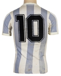Diego Maradona 1979 Youth World Cup Final Match Worn & Signed Jersey Against Soviet Union 09/07/1979 (MEARS & JSA)