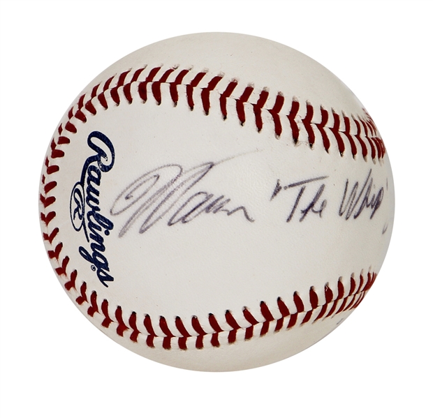 Warren "The Whip" Buffett Signed Sweet Spot Baseball (JSA)