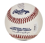 Warren The Whip Buffett Signed Sweet Spot Baseball (JSA)