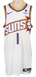 Devin Booker Nov. 19, 2023 (Photo-Matched) Game-Used Phoenix Suns Road Jersey (Jason Terry Collection) (RGU)