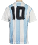 Diego Maradona 1990 World Cup Match Worn Jersey (Maradona Museum Provenance)