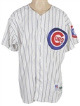 Mark Grace 1995 Chicago Cubs Game-Used Home Pinstripe Jersey