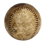 1928 New York Yankees Multi-Signed Baseball with Babe Ruth on the Sweet Spot (Beckett)