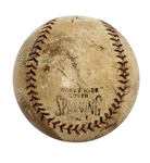 Babe Ruth Signed 10/21/1924 Home Run Barnstorming Baseball (Beckett & MEARS)