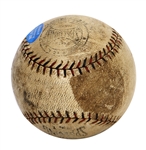 Babe Ruth Signed 10/21/1924 Home Run Barnstorming Baseball (Beckett & MEARS)