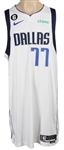Luka Doncic April 7, 2023 (Photo-Matched) Game-Used and Signed Dallas Mavericks Home Jersey (RGU, JSA, & Jason Terry Collection)
