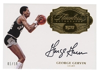 George Gervin 2016/2017 Panini Flawless Autographs 01/10 No. FA-GG