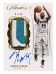 Kemba Walker 2017/2018 Panini Flawless Patch Autograph Card 01/10 No. VP-KW