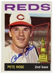 Pete Rose Autographed 1964 Topps Card #125
