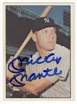 Mickey Mantle Signed 1978 TCMA The 1960's #262 Card (JSA)