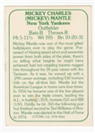 Mickey Mantle Signed 1978 TCMA The 1960's #262 Card (JSA)