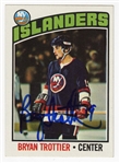 Bryan Trottier Signed 1976 Topps ROOKIE Card