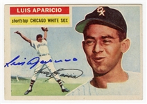 Luis Aparicio Signed 1956 Topps ROOKIE Card #292