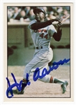 Hank Aaron Signed 1981 TCMA The 1960s Card #1981-356