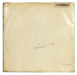George Harrison Beautifully Signed Beatles "White Album" (JSA & REAL)