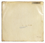 George Harrison Beautifully Signed Beatles White Album (JSA & REAL)