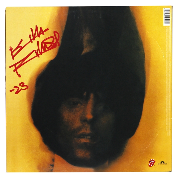 Keith Richards Signed Rolling Stones "Goats Head Soup" Album Featured on Keith Richards Personal Instagram with Video Proof! (REAL)