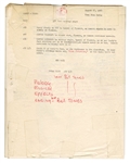 The Beatles / Ringo Starr Working Script For “Candy”