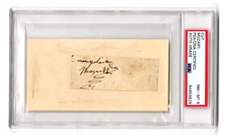 Wolfgang Amadeus Mozart Incredibly Rare Signature (PSA/DNA 8)
