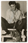 Elvis Presley Signed Postcard (REAL)