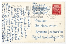Elvis Presley Signed Postcard (REAL)