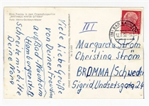 Elvis Presley Signed Postcard (REAL)