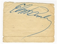 Elvis Presley Signed Piece of Paper (JSA, REAL)