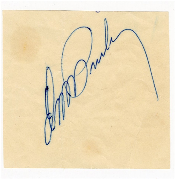 Elvis Presley Signed Piece of Paper (JSA & REAL)