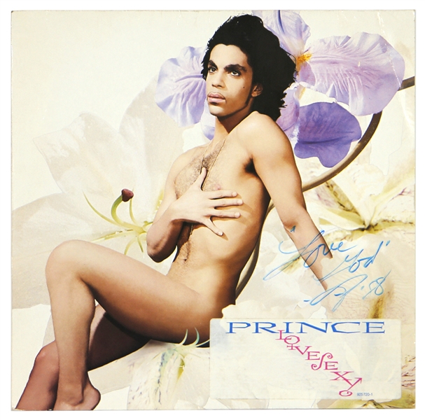 Prince Signed “Lovesexy” Album Signed on August 12, 1988 (JSA, REAL)