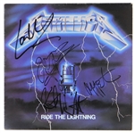 Metallica Signed “Ride the Lightning” Album with Cliff Burton Signed on 9/26/1986 Cliff Burton’s Final Concert A Day Before Tragic Accident (JSA, REAL)