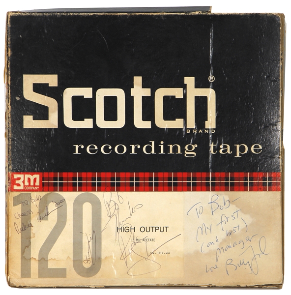 Billy Joel Unreleased & Vintage Signed Original Demo 8/25/1964 Master Tape with The Lost Souls, Also Signed by Sting and Richie Sambora (JSA, REAL)