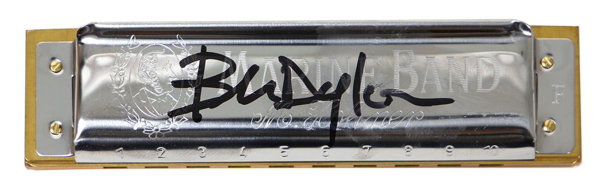Lot Detail Bob Dylan Signed Hohner Harmonica REAL Jeff Rosen