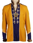 Jimi Hendrix 1968 (Photo-Matched) Owned & Stage Worn Yellow Jacket with Gold Buttons and Necklace (RGU & Tom Hulett LOA)