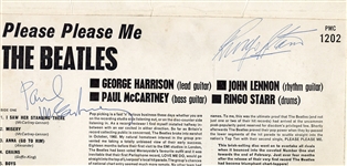 The Beatles & Brian Epstein Signed Please Please Me Album - The Only Known Copy In Existence, Finest Known Signed Beatles Album! (Caiazzo)