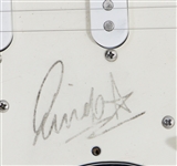 Paul McCartney and Ringo Starr Signed Black Guitar (REAL)