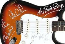 The Beach Boys Signed Fender Stratocaster Guitar (REAL)