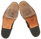 Elvis Presley Stage Worn & Owned Brown Leather Ankle Boots 