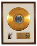 The Beatles “Yesterday and Today” RIAA White Matte Gold Album Award Presented to The Beatles