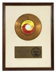 The Beatles “Yesterday” RIAA White Matte Gold 45 Record Award Presented to Capitol Records
