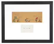 Jim Morrison Hand Drawn, Handwritten & Signed Cartoon Compilation Circa 1957-58 (Fud Ford Collection) 