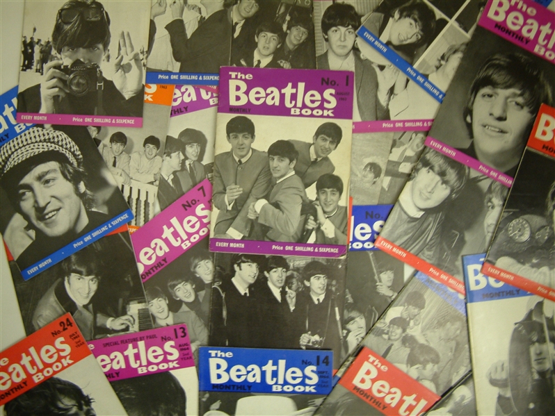 The Beatles Book Monthly Magazines Complete Set 1-77