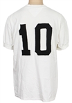 Pele 1970-1971 Santos Match Worn & Signed Jersey