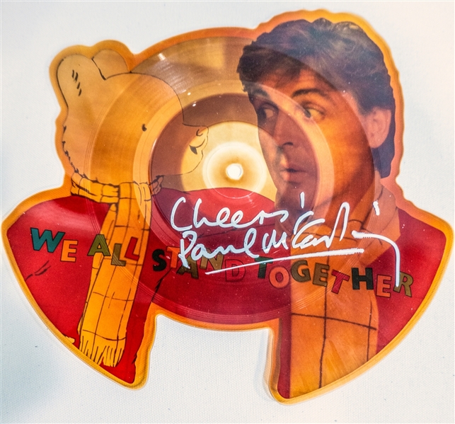 Paul McCartney Signed “We All Stand Together” Picture Disc (REAL)