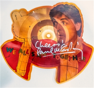 Paul McCartney Signed “We All Stand Together” Picture Disc (REAL)
