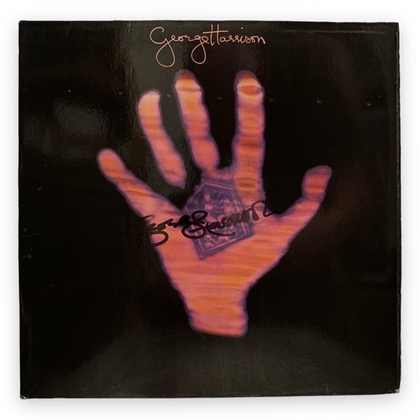 George Harrison Signed "George Harrison" Album (REAL)