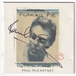Paul McCartney Signed "Flaming Pie" CD Cover (REAL)
