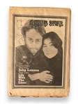 John Lennon Signed Rolling Stones Magazine Cover (REAL) 